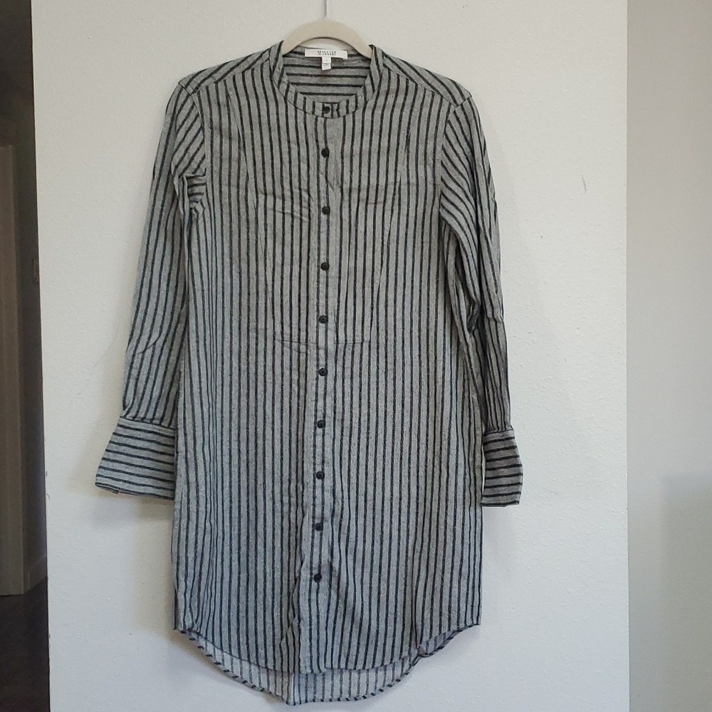 Derek Lam 10 Crosby flannel button down shirt dress